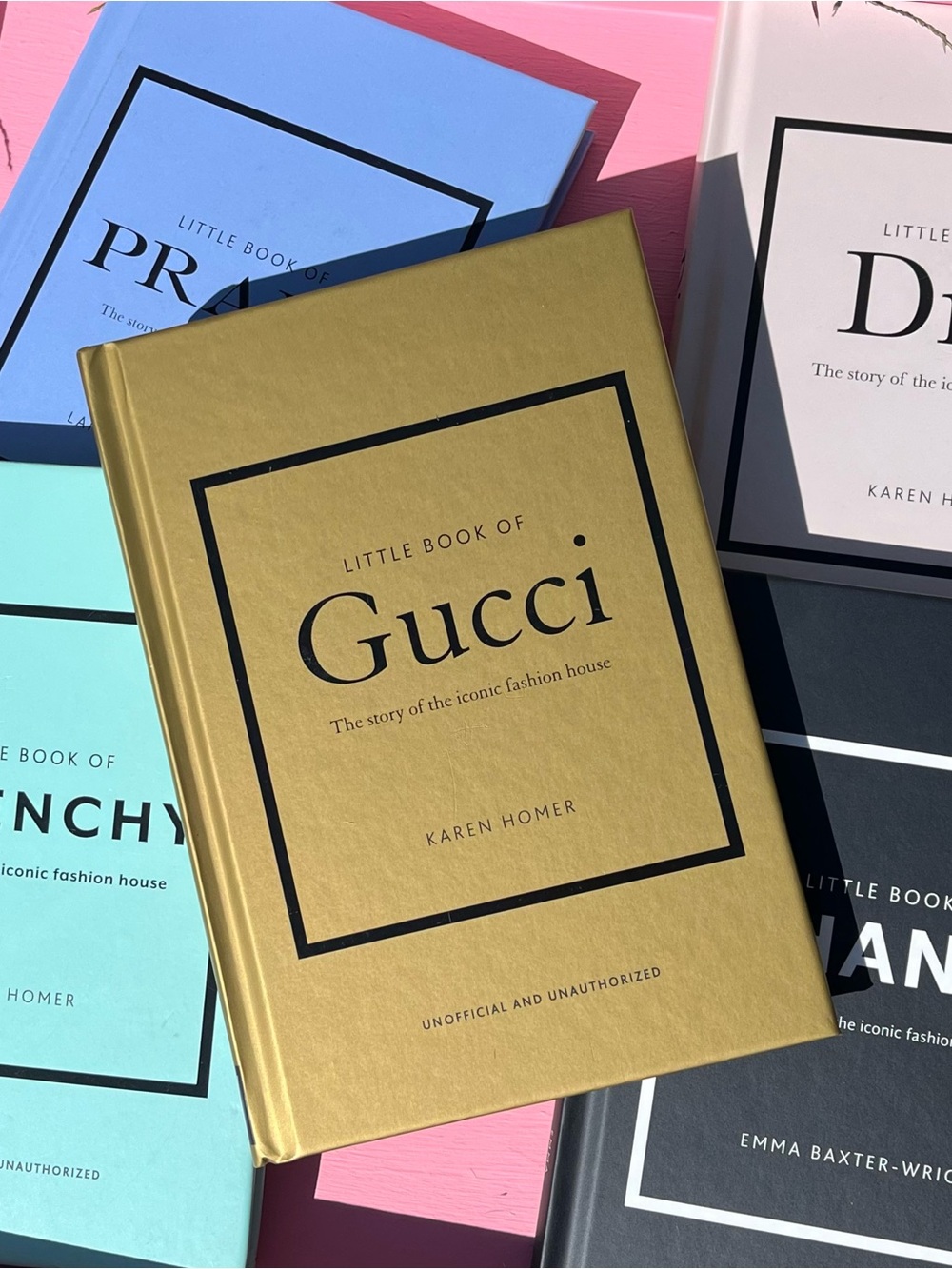 Gucci Gold Decorative Coffee Table Book with Black Accents